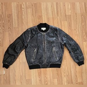 Black Bomber Jacket
